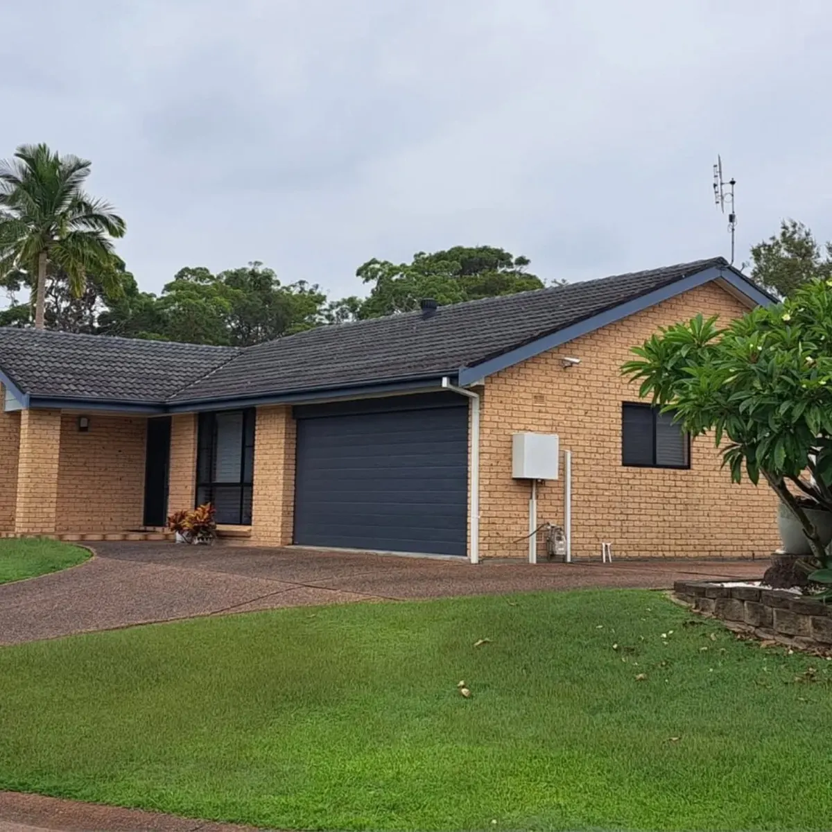 Tile to metal re-roof: before